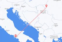 Flyg från Neapel till Timișoara
