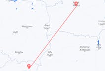 Flyrejser fra Minsk, Hviderusland til Košice, Slovakiet