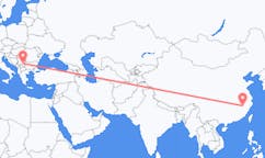 Vols de Shangrao, Chine vers la ville de Niš, Serbie