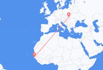 Flyrejser fra Ziguinchor, Senegal til Kosice, Slovakiet