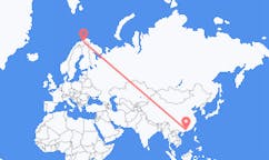 Flights from Guangzhou to Lakselv