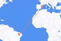 Flights from Petrolina, Brazil to Ibiza, Spain