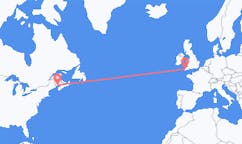 Flyg från Saint John, Amerikanska Jungfruöarna till Newquay
