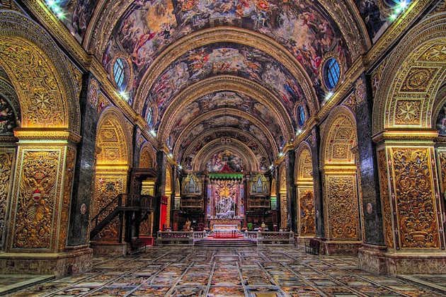 Rondleiding van een halve dag door Valletta met optionele rondleiding door de kathedraal