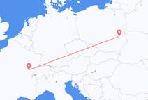 Flyrejser fra Dole, Frankrig til Lublin, Polen
