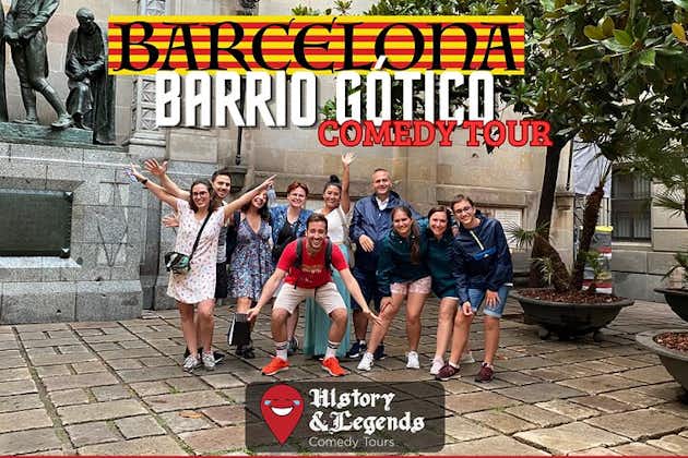 バルセロナ ゴシック地区：歴史と伝説のコメディ ツアー