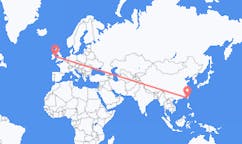 Flyg från Tainan, Taiwan till Dublin, Irland