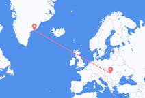 Flyg från Debrecen, Ungern till Kulusuk, Grönland