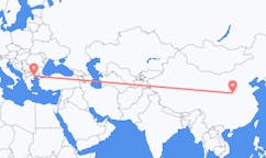 Flyreiser fra Yuncheng, Kina til Kavala Prefecture, Hellas