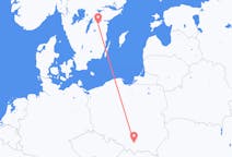 Flights from Kraków in Poland to Linköping in Sweden