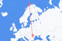 Flights from from Sørkjosen to Bucharest