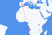 Flyg från Lubango, Angola till Granada, Nicaragua, Spanien