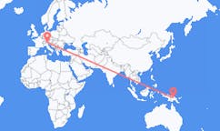 Flyreiser fra Wapenamanda District, Papua Ny-Guinea til Bolzano, Italia
