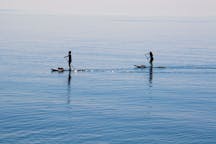 Water activities in Lake Garda, Italy