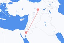 Flyreiser fra Akaba, Jordan til Diyarbakir, Tyrkia