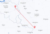 Flyreiser fra Maastricht, Nederland til Karlsruhe, Tyskland