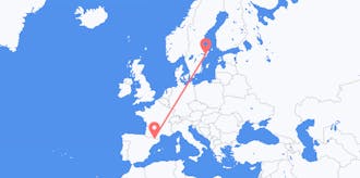Flights from Andorra to Sweden