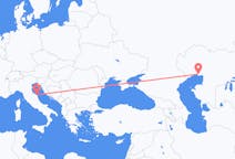 Flyg från Atyraw, Kazakstan till Ancona, Italien
