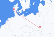 Flights from Esbjerg, Denmark to Rzeszów, Poland