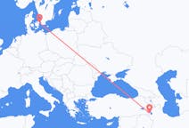 Flyreiser fra Urmia, til København