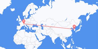 Flyreiser fra Sør-Korea til Sveits
