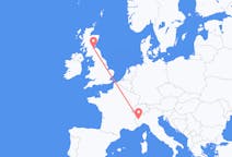 Flyreiser fra Torino, Italia til Edinburgh, Skottland