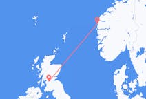 Loty z Florø, Norwegia z Glasgow, Szkocja