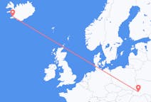 Fly fra Ivano-Frankivsk til Reykjavik