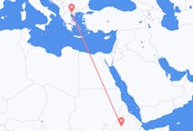 Flyreiser fra Bahir Dar, Etiopia til Thessaloniki, Hellas