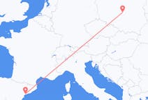Flights from Reus to Łódź