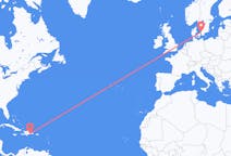 เที่ยวบิน จาก ซานโตโดมิงโก, สาธารณรัฐโดมินิกัน ถึงแองเจลโฮล์ม, สวีเดน