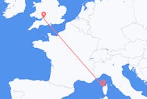 Flyrejser fra Calvi, Haute-Corse, Frankrig til Bristol, England