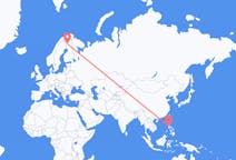 Flyrejser fra Manila, Filippinerne til Kittilä, Finland