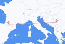Flights from Kraljevo, Serbia to Lourdes, France