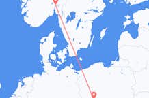 出发地 波兰从 弗罗茨瓦夫目的地 挪威奥斯陆的航班