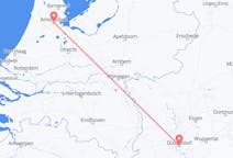 เที่ยวบิน จาก อัมสเตอร์ดัม, เนเธอร์แลนด์ ไปยัง ดึสเซิลดอร์ฟ, เยอรมนี