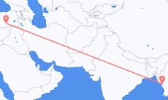 Fly fra Ann, Burma til Diyarbakır