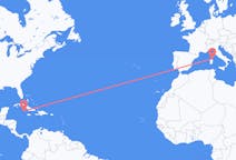 Flights from Cayman Brac, Cayman Islands to Olbia, Italy