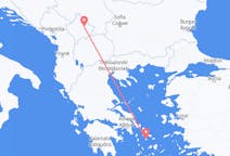 从普里什蒂纳飞往Ano Syros的航班