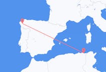 Flyrejser fra Annaba, Algeriet til Santiago de Compostela, Spanien