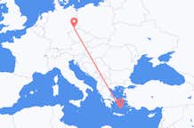 Loty z Drezno, Niemcy na Santorini, Grecja