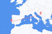 Flyg från Lissabon till Sarajevo