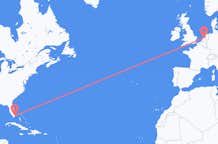 Flyrejser fra Miami, USA til Amsterdam, Holland