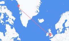 グリーンランドのウペルナビクから、イングランドのブリストルまでのフライト