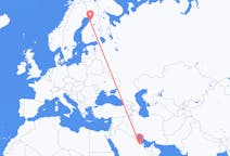 Flights from Hofuf, Saudi Arabia to Oulu, Finland