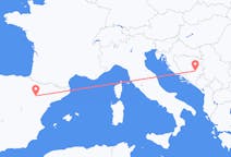 Flights from from Sarajevo to Zaragoza