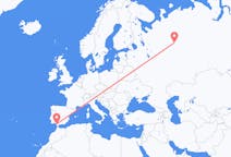Flights from Syktyvkar, Russia to Jerez de la Frontera, Spain