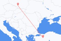 Loty z miasta Eskişehir do miasta Katowice