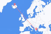 Flyreiser fra Akureyri, til Athen