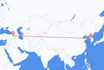 Flyg från Seoul, Sydkorea till Ağrı merkez, Turkiet